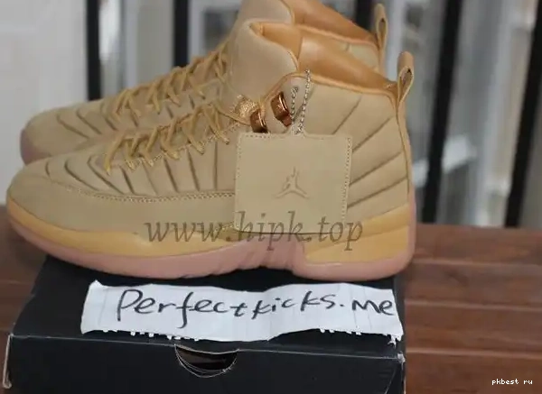 Authentic PSNY “Wheat” Air 12 Jordan x 0501